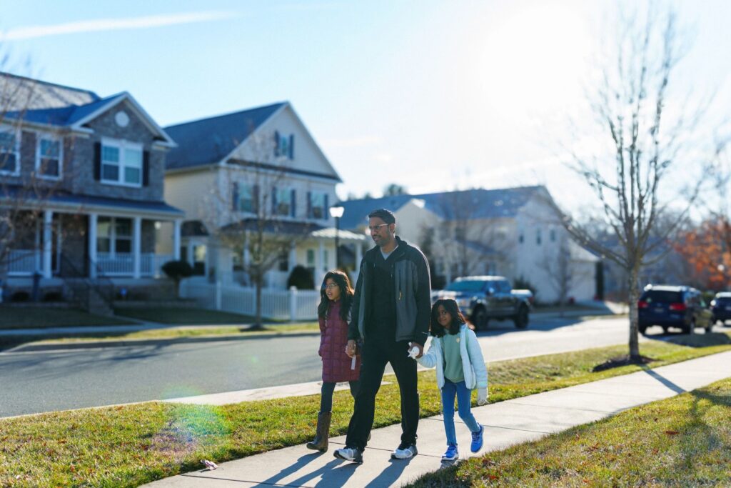 Maryland home real estate happy family